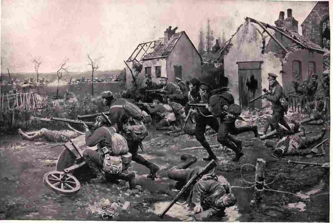 World War I Manchester Regiment at Givenchy Military A4 Photo Print