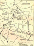 World War I Map showing Russia's last attack's during 1917 Military A4 Photo Print