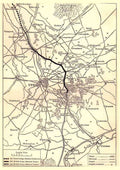 World War I Map showing The Ypres Salient before July 31st 1917 A4 Photo Print