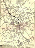 World War I Map showing The Ypres Salient before July 31st 1917 Military A4 Photo Print