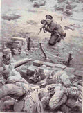 World War I Micheal O Leary Winning His V.C Military A4 Photo Print