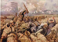 World War I Scottish Troops Going Over At Loos Military A4 Photo Print
