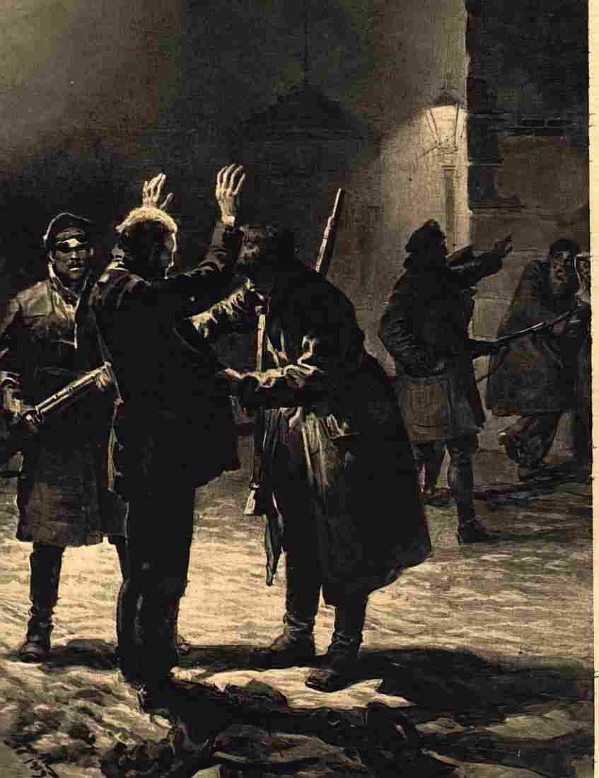 World War I Terror on Russian Streets Military A4 Photo Print