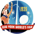 Worlds Fair Luggage Label Vintage A4 Photo Print