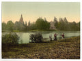 Worlitz Castle and lake park of Worlitz Anhalt Vintage A4 Photo Print