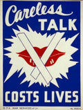 Wpa Lips Talk Vintage Retro Advert Ads A4 Photo Print