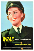 Wrac Woman Poster Vintage Retro Advert Poster A4 Photo Print