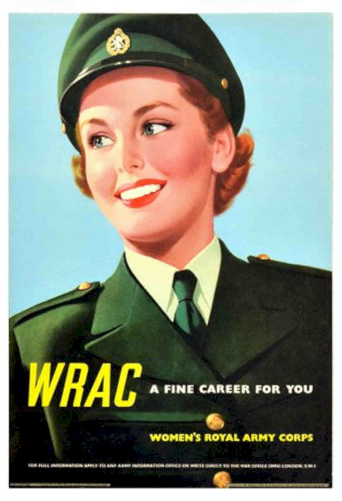 Wrac Woman Poster Vintage Retro Advert Poster A4 Photo Print