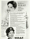 Wraf Women Poster Vintage Retro Advert Poster A4 Photo Print