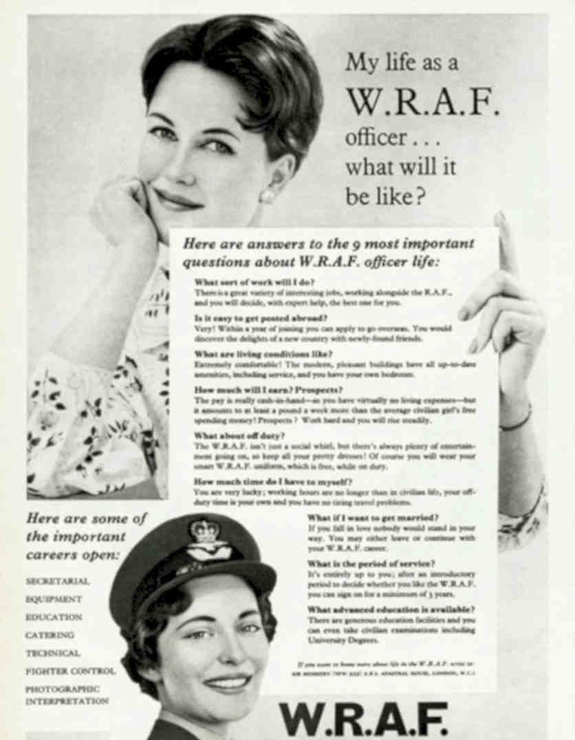 Wraf Women Poster Vintage Retro Advert Poster A4 Photo Print