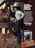 Wrangler Blue Cut Vintage Retro Advert Ads A4 Photo Print