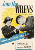 Wrens Naval Service Vintage Retro Advert Poster A4 Photo Print