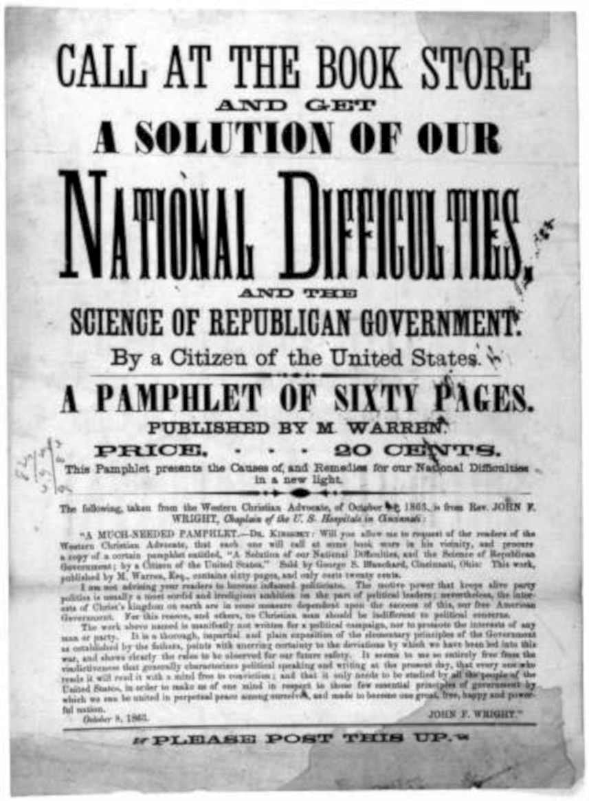 Wright 1863 Pamphlet Vintage Retro Advert Ads A4 Photo Print