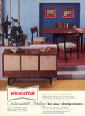 Wrighton Continental Dining 1930s Vintage Retro Advert Poster