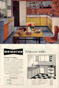 Wrighton Kitchen Californian 1950s Vintage Retro Advert Poster