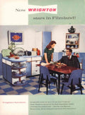Wrighton Kitchen Furniture 1950s Vintage Retro Advert Poster