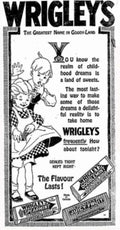 Wrigleys Goodyland V Vintage Retro Advert Ads A4 Photo Print