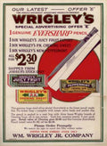 Wrigleys Gum Offer Vintage Retro Advert Ads A4 Photo Print