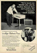 Wurlitzer Piano Ralph Vintage Retro Advert Ads A4 Photo Print