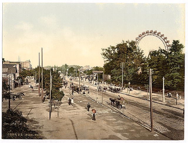 Wurstelprater Vienna Vintage A4 Photo Print