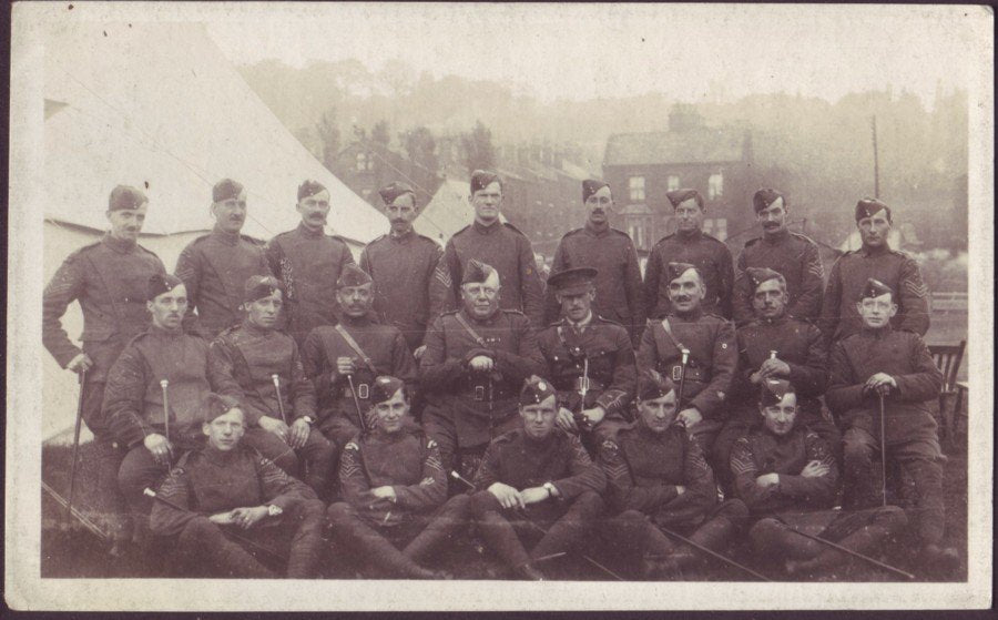 Ww1 Airmen Pose Vintage A4 Photo Print