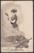 Ww1 Comic Bairnsfather Series 6 Soldiers Dream Vintage A4 Photo Print