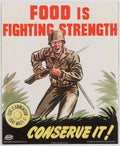 Ww2 Food Strength American World War II Advert Poster