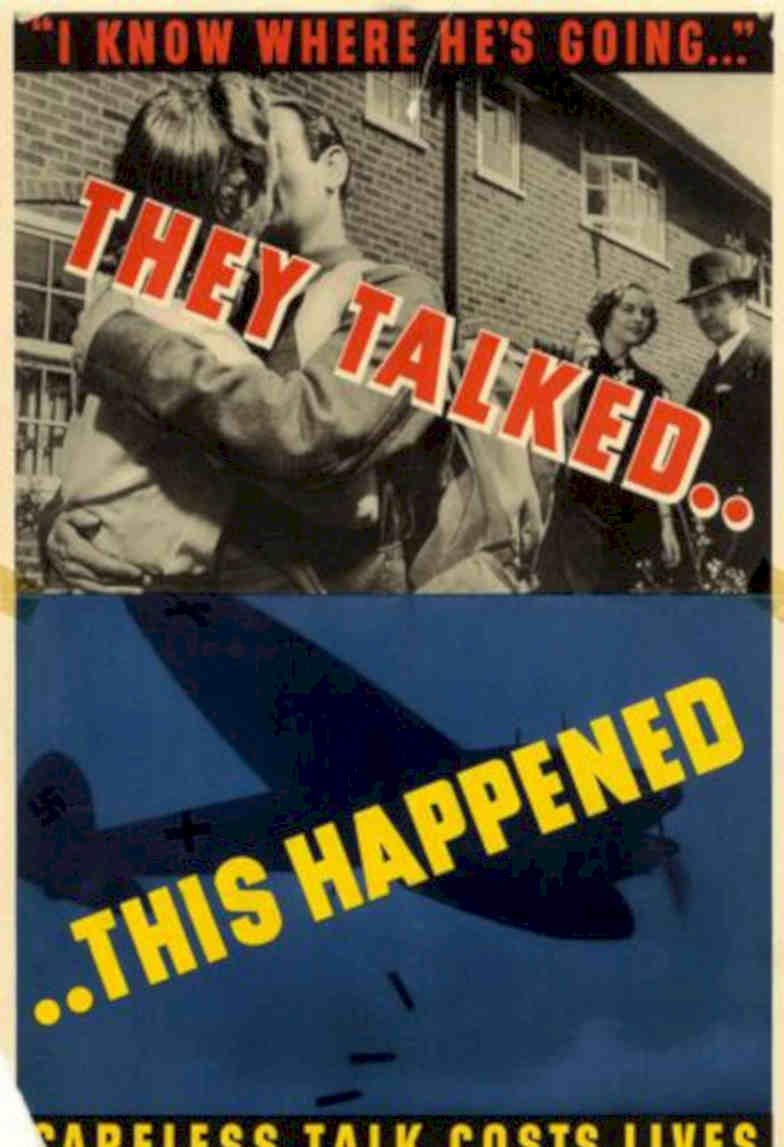 Ww2 Propaganda Poster Vintage Retro Advert Poster A4 Photo Print