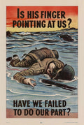 Ww2 Soldier Ocean American World War II Advert Poster
