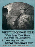 Wwi Boys Home Vintage Retro Advert Ads A4 Photo Print