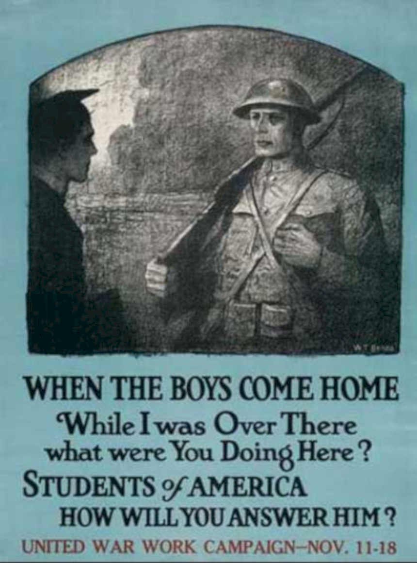 Wwi Boys Home Vintage Retro Advert Ads A4 Photo Print