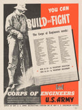 Wwi Engineers Soldier American World War II Advert Poster
