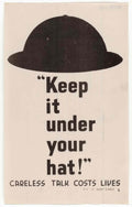 Wwi Helmet Hat American World War II Advert Poster