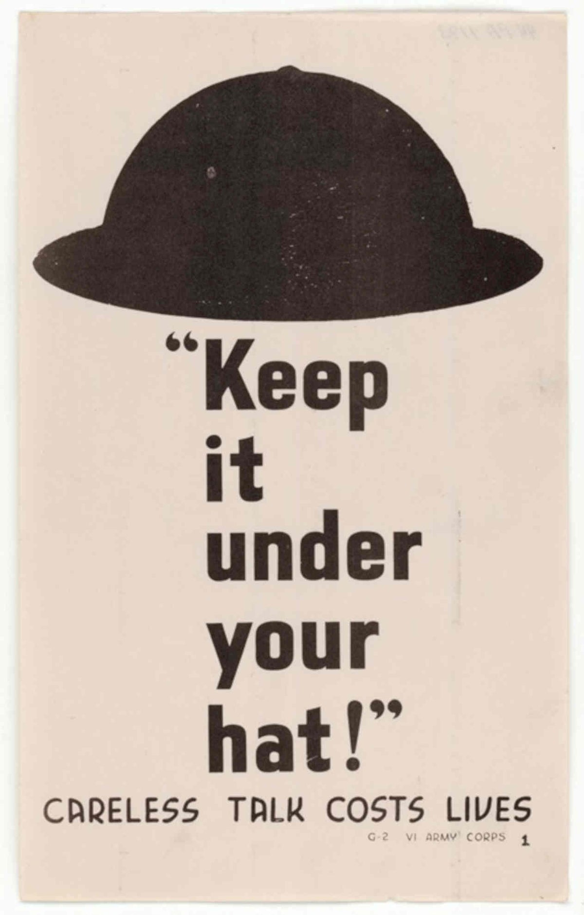 Wwi Helmet Hat American World War II Advert Poster