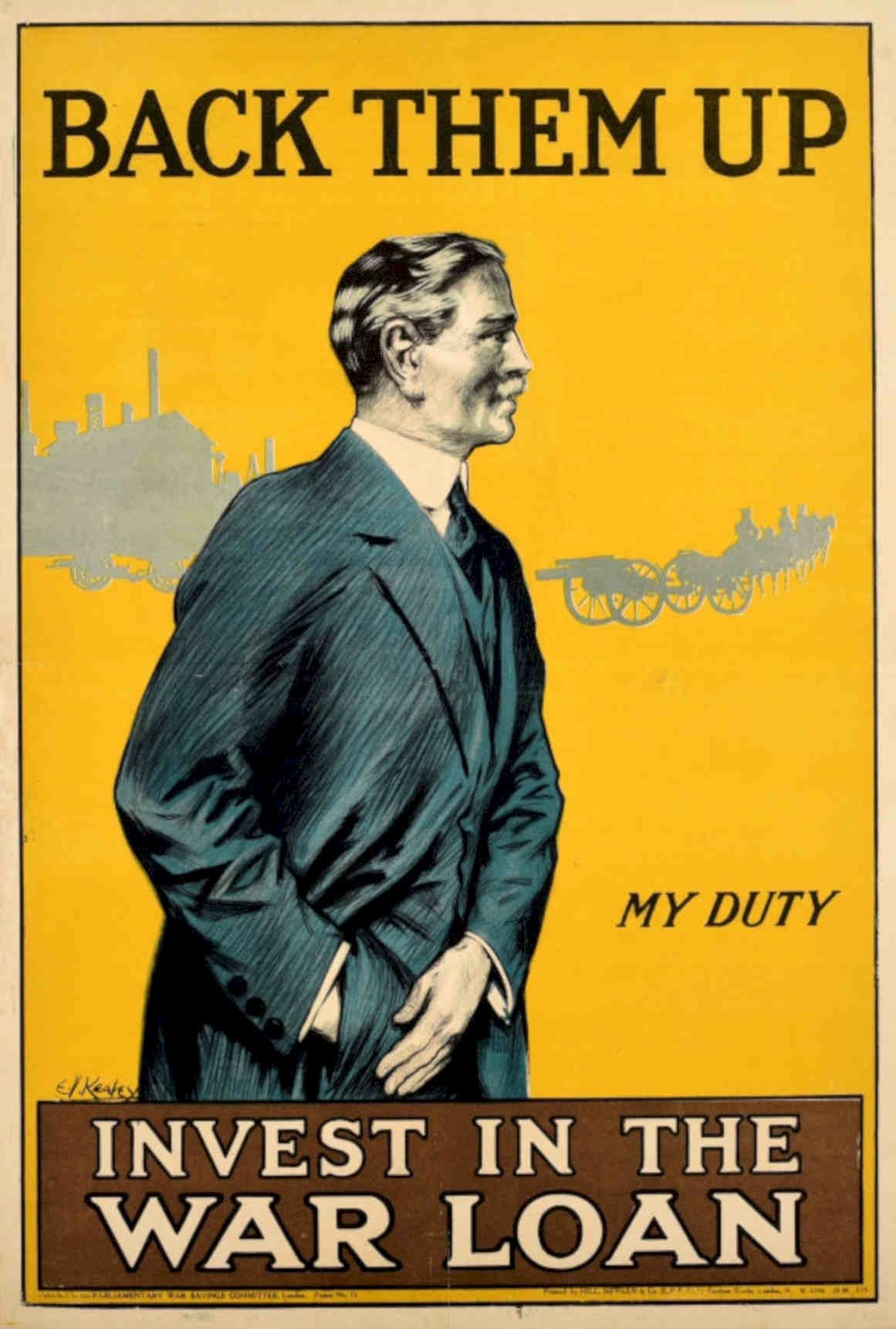 Wwi Poster Man Vintage Retro Advert Poster A4 Photo Print