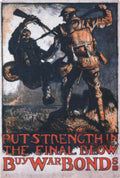 Wwi Soldier Battlefield 1940s Vintage Retro Advert Poster