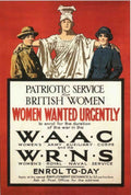 Wwi Women Poster Vintage Retro Advert Poster A4 Photo Print