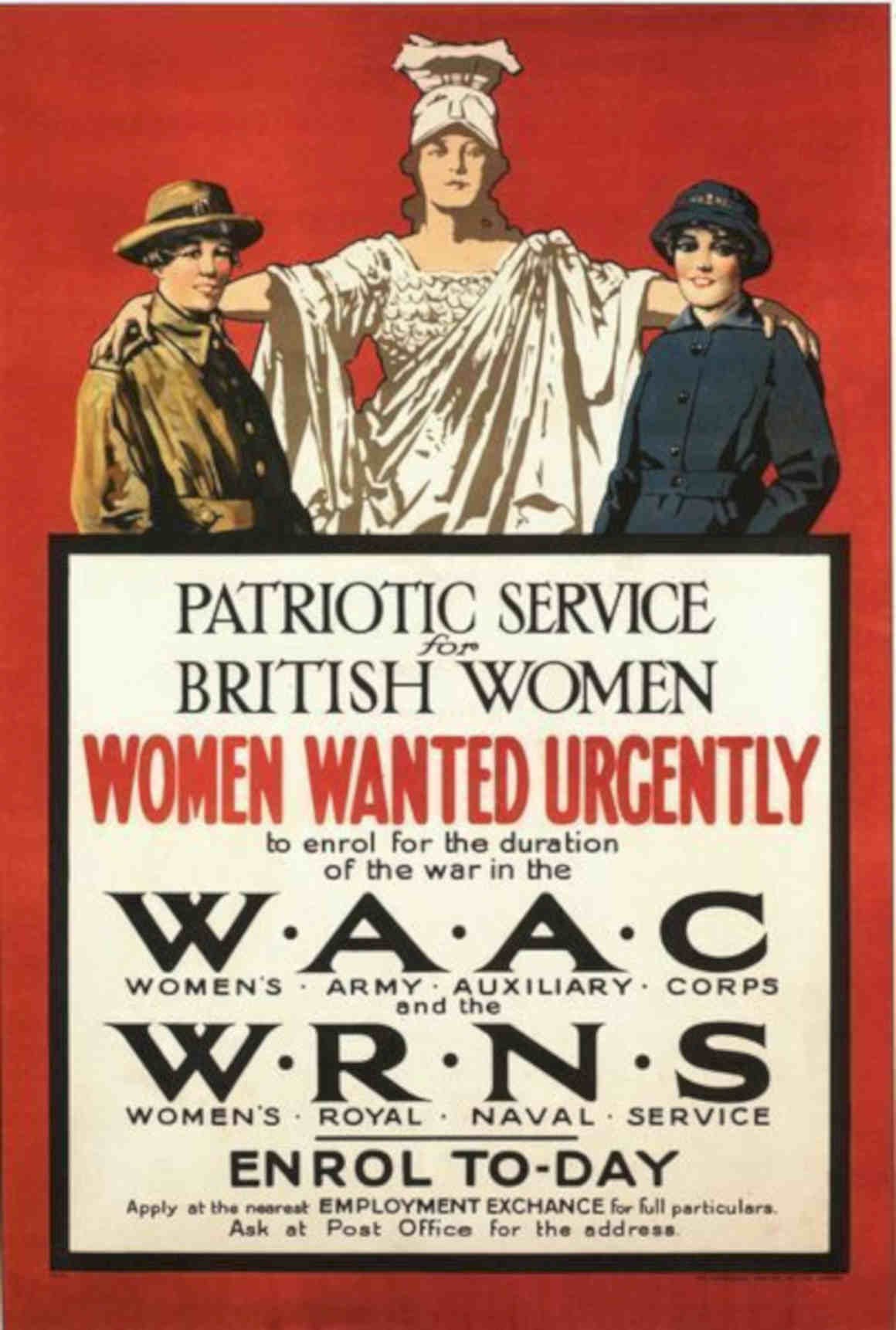 Wwi Women Poster Vintage Retro Advert Poster A4 Photo Print