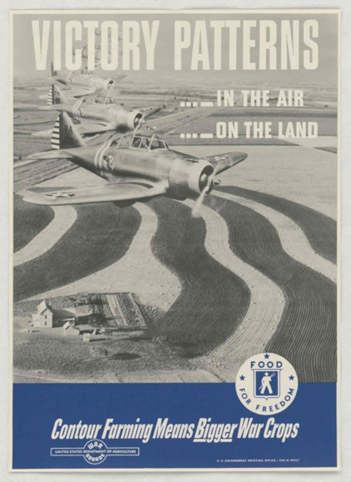 Wwii Agriculture Propaganda American World War II Advert Poster