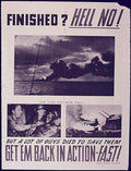 Wwii Explosion Ships Vintage Retro Advert Poster A4 Photo Print