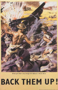 Wwii Guns Africa 1940s Vintage Retro Advert Poster