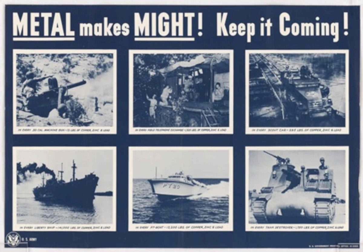 Wwii Military Vehicles American World War II Advert Poster
