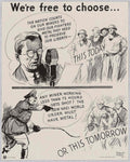 Wwii Miners Officer American World War II Advert Poster