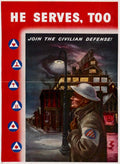 Wwii Soldier Defense American World War II Advert Poster