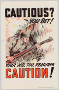Wwii Soldier Trench American World War II Advert Poster