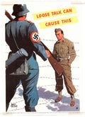 Wwii Soldiers Fence American World War II Advert Poster