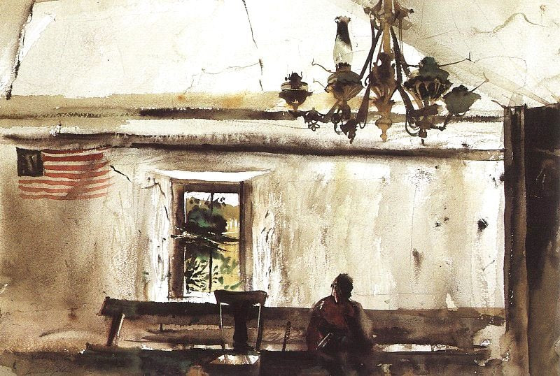 Wyeth Andrew Newell American born 19174 Art A4 Photo Print