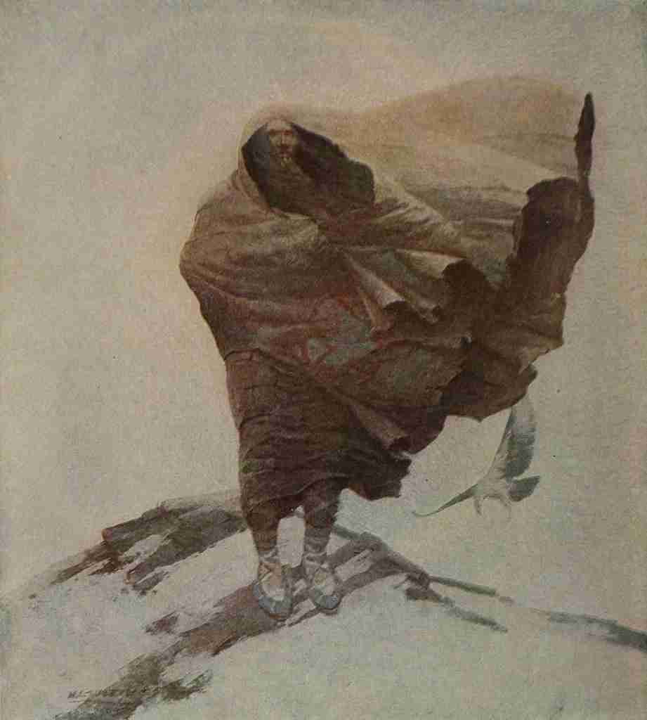 Wyeth Newell 46 1909 Moods Winter A4 Photo Print