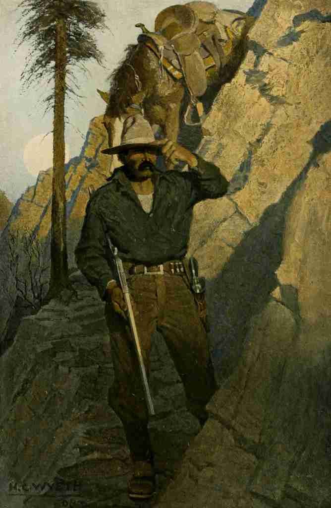 Wyeth Newell 51 1912 The Sheriff A4 Photo Print