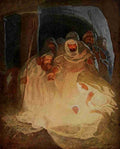 Wyeth Newell 52 1912 Nativity A4 Photo Print